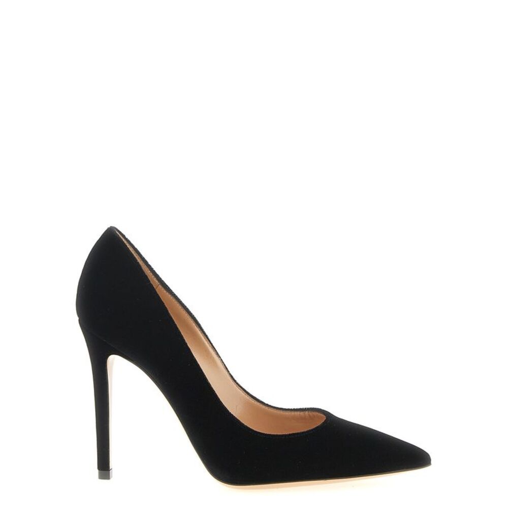 Gianvito Rossi Black Textile High Heel Women's Pumps